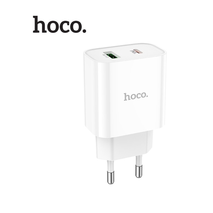 Củ sạc nhanh 20W Hoco C80A Plus 1 cổng USB/ 1 cổng Type-C hỗ trợ sạc 18W - PD 20W , chân tròn  - máy pda - Hình ảnh 5