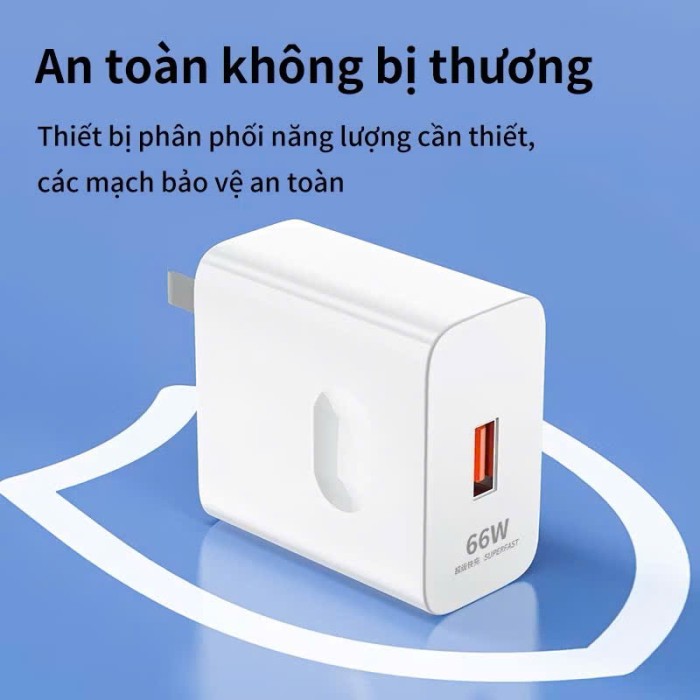 Bộ Sạc Nhanh Xiaomi 66W, 33W USB sang Type C Sạc mọi máy Củ cáp sạc nhanh Xiaomi 66W Xiaomi, Samsung, Oppo, Vivo  - máy pda - Hình ảnh 6