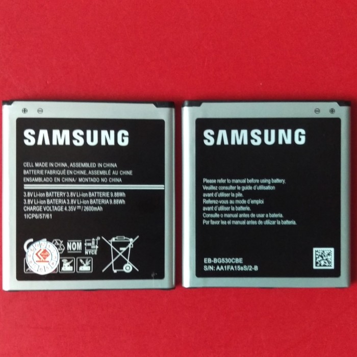 Pin dành cho Samsung Galaxy Grand Prime G530, J3, J5, J2 Prime, BG530CBE (Xám) - Hàng Nhập Khẩu