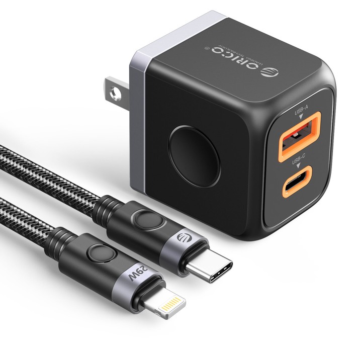 ORICO PD 30W sạc thiết lập USB C USBA Cáp sạc nhanh 2.4A sạc nhanh dây cho iPhone iPad Type-C Bộ Bộ cáp - Hình ảnh 8