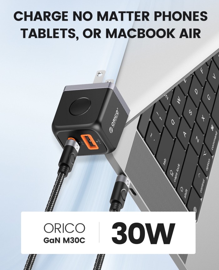ORICO PD 30W sạc thiết lập USB C USBA Cáp sạc nhanh 2.4A sạc nhanh dây cho iPhone iPad Type-C Bộ Bộ cáp