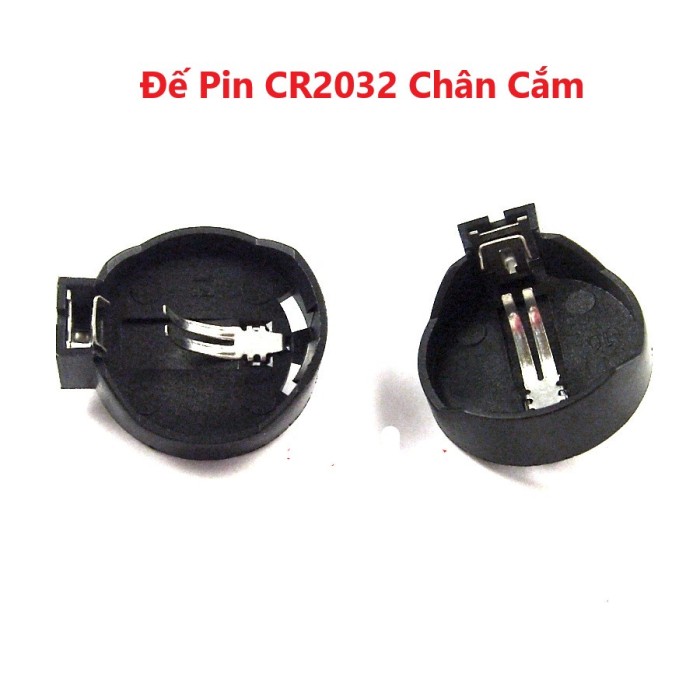 Pin CR2032, 2032 Đế Pin CR2032 Chân Cắm - Hình ảnh 2