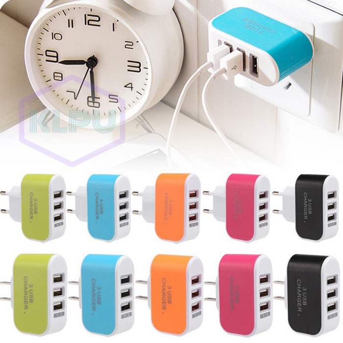 Củ Sạc 3 Cổng USB Sạc Điện Thoại ĐA NĂNG TIỆN DỤNG - Hình ảnh 3