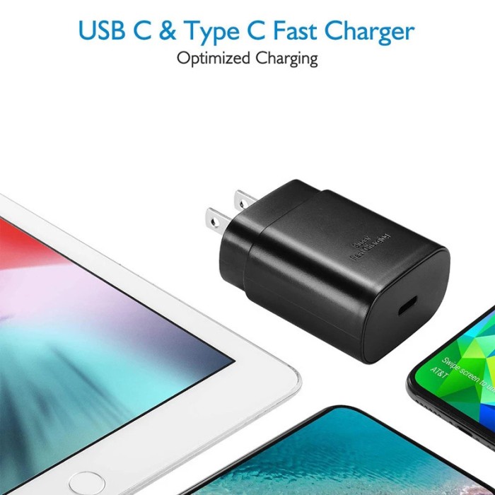 Cốc Củ 25W Sạc Siêu Nhanh Chuẩn C to C Dùng Cho Samsung Có Hai Màu Trắng , Đen - Bảo Hành 1 Đổi 1 - Hình ảnh 3