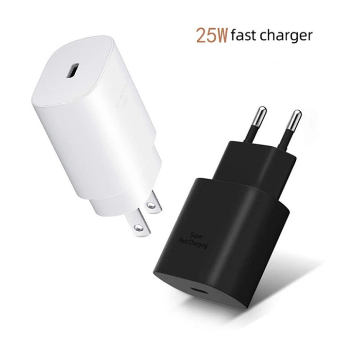 Cốc Củ 25W Sạc Siêu Nhanh Chuẩn C to C Dùng Cho Samsung Có Hai Màu Trắng , Đen - Bảo Hành 1 Đổi 1 - Hình ảnh 5