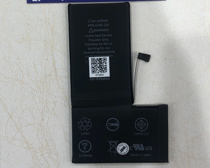 Pin điện thoại tương thích cho ipxsm / ip xsm (bảo hành 12 tháng)