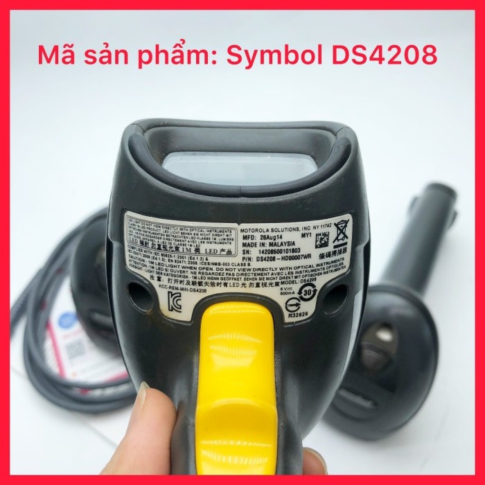 Máy quét mã vạch Symbol DS4208 quét các mã vạch 1D 2D - Hình ảnh 5