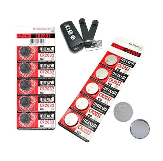 Pin thay thế Remote Smartkey Honda, Smartkey ôtô, xe máy HONDA SH, VISION, LEAD, AB, PCX, VARIO, CR2032 MAXELL CHÍNH HÃN - Hình ảnh 2