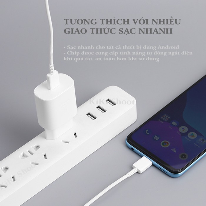Củ sạc kèm cáp 25W Adapter Sạc Type C PD 25W Ss EP-TA800NW Trắng sạc Ss 25w giá tốt | Mua ngay Củ sạc Ss 25W USB-C PD chính hãng (Full Box) Sạc 25w Ss Chính Hãng Giá Tốt - Hình ảnh 8