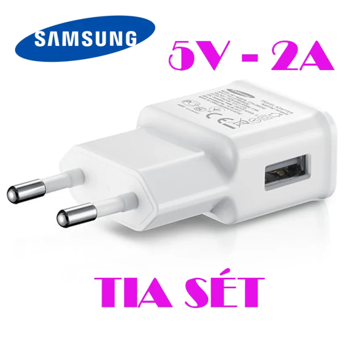 $Sale Tặng Bạn LazMall Củ Sạc Samsung 5V- 2A Chính Hãng Củ Sạc 2A Samsung Cung Cấp Một Lượng Điện Năng Ổn Định Và Mạnh Mẽ, Giúp Sạc Nhanh Chóng Và Tiết Kiệm Thời Gian