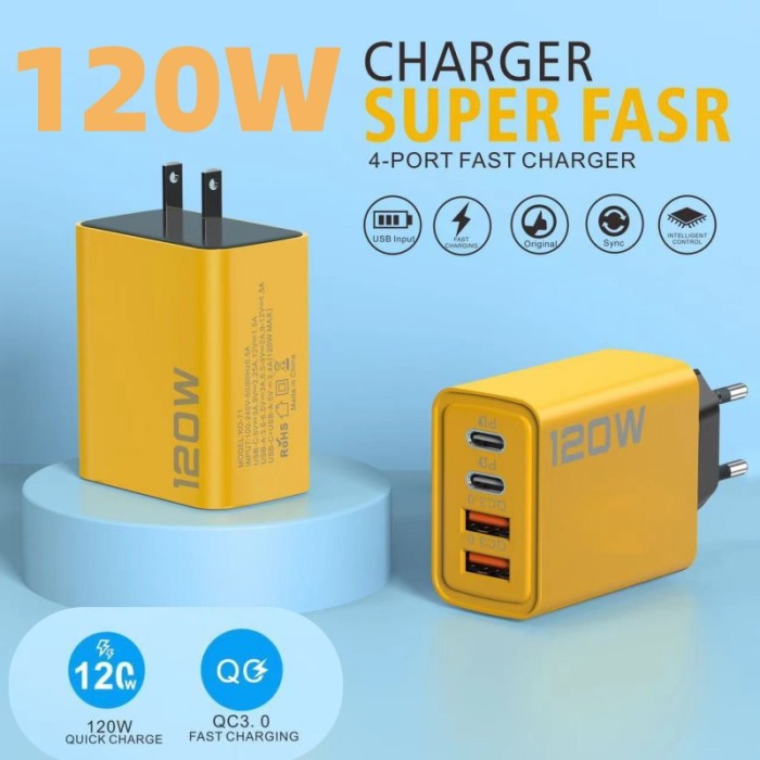 Củ sạc GAN CAO CẤP TZ- 100 120W Củ sạc sử dụng công nghệ GAN cao cấp- Sạc siêu nhanh BH 12 tháng - Hình ảnh 6