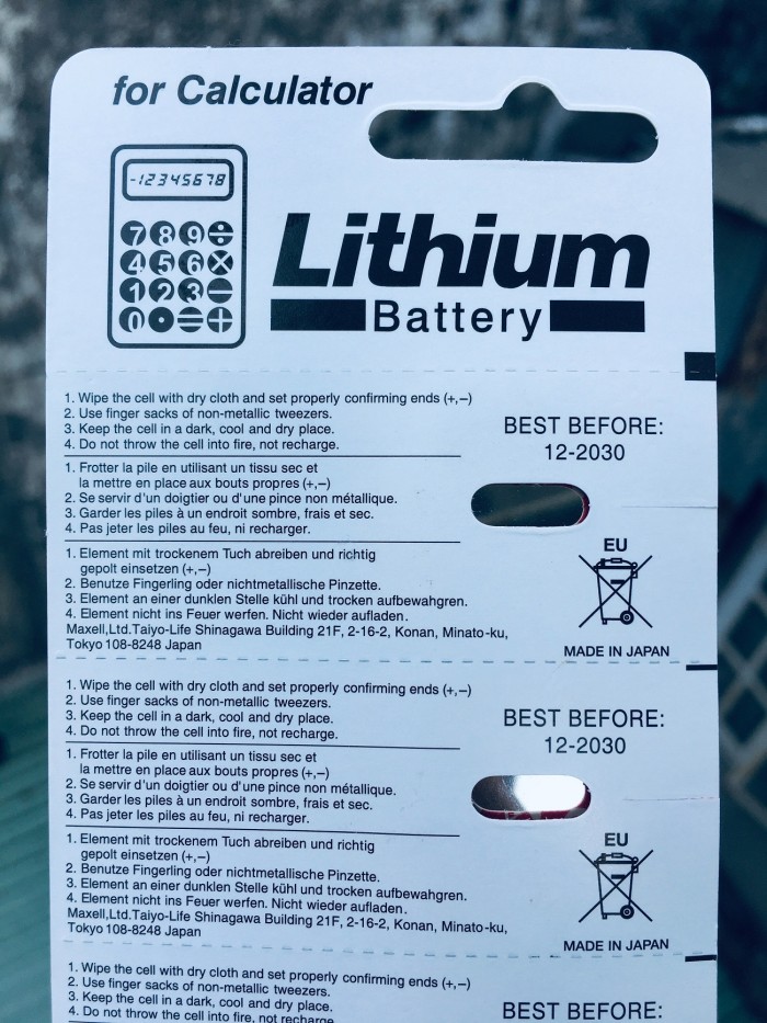 Vỉ 5 viên Pin Maxell CR2032 Nhật Bản Lithium 3V dòng cao cấp - Hình ảnh 4