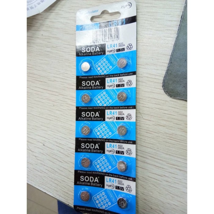 Pin cúc áo AG13 LR44 AG3 LR41 AG10 LR1130 CR2032 LR626 LR621 AG4 (vỉ 10 viên) - Hình ảnh 6