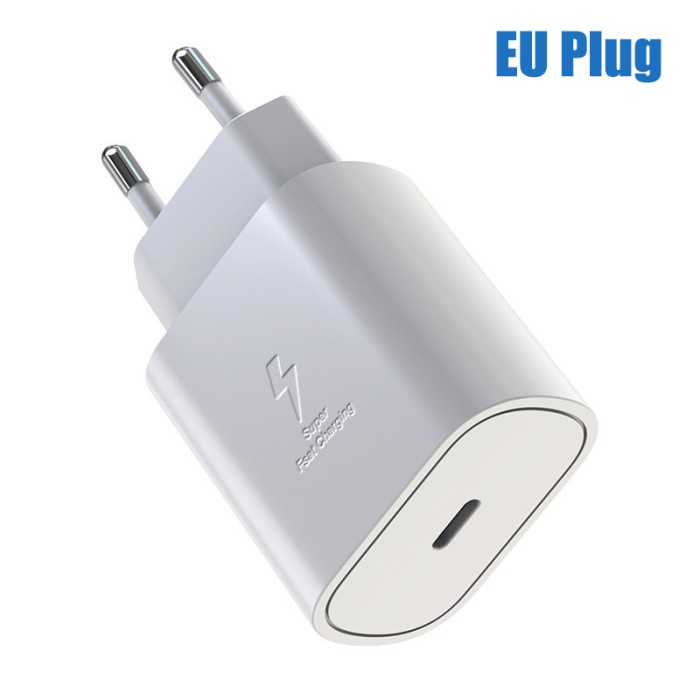 Cốc Củ 25W Sạc Siêu Nhanh Chuẩn C to C Dùng Cho Samsung Có Hai Màu Trắng , Đen - Bảo Hành 1 Đổi 1 - Hình ảnh 6
