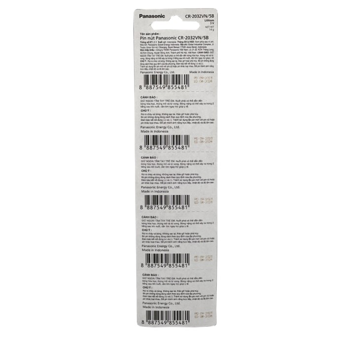 Pin CR2032 Panasonic Lithium 3V Chính Hãng Dung Lượng Cao - Hình ảnh 2