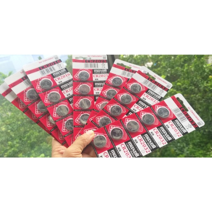 Vỉ 5 viên pin nút MAXELL CR2032 Lithium 3V - Hình ảnh 3