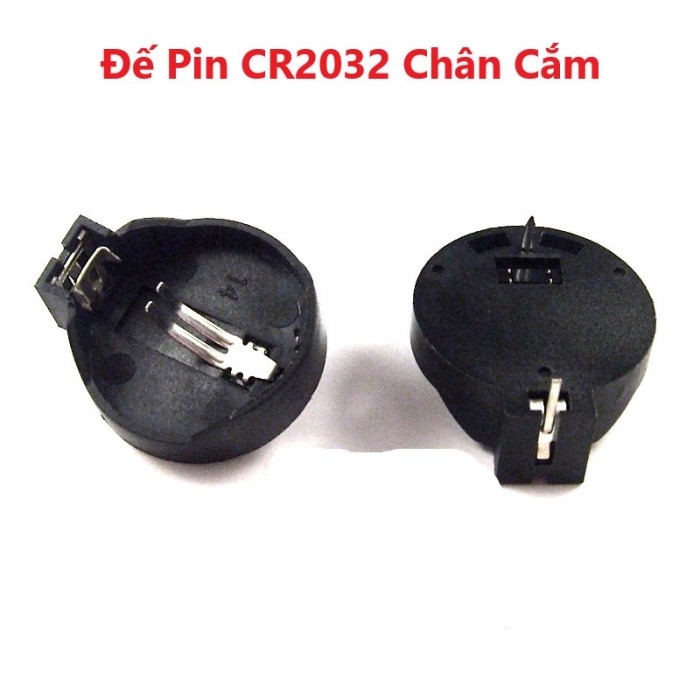 Pin CR2032, 2032 Đế Pin CR2032 Chân Cắm - Hình ảnh 3