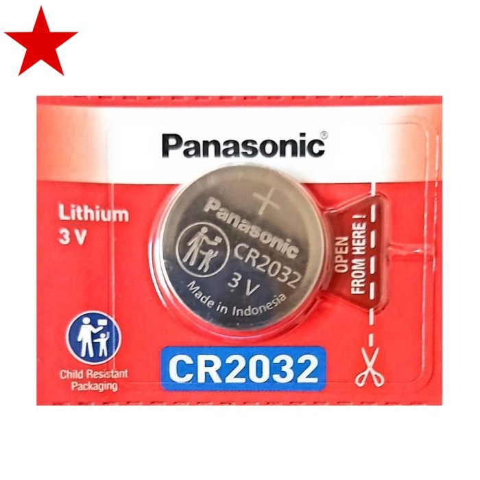 Pin cúc áo CR2032 Panasonic Lithium 3V chính hãng - 1 viên - Hình ảnh 8