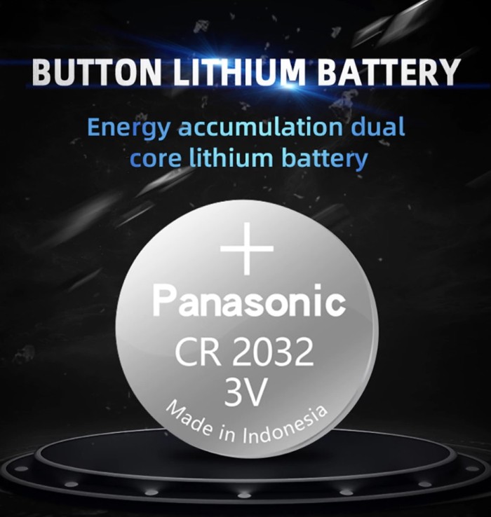 Pin CR2032 2025 2016 1220 1216 Panasonic Chính Hãng, Pin Nút, Pin Cút Áo 2032 3V Lithium Pin Cho Đồng Hồ, Remote, Máy Tính, Đồ Chơi Điều Khiển Từ Xa, Cảm biến - Hình ảnh 3