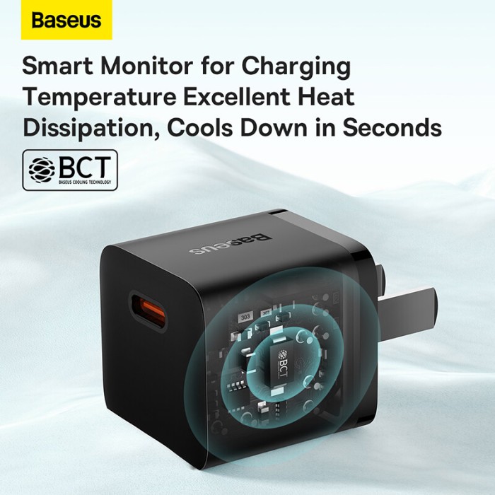 Baseus Bộ Sạc Nhanh GaN5 Bộ Sạc USB Type C 1C 20W Hỗ Trợ Cáp Dữ Liệu Sạc Nhanh Type C PD Cho iPhone 14 13 Pro Max Huawei Xiaomi - Hình ảnh 7