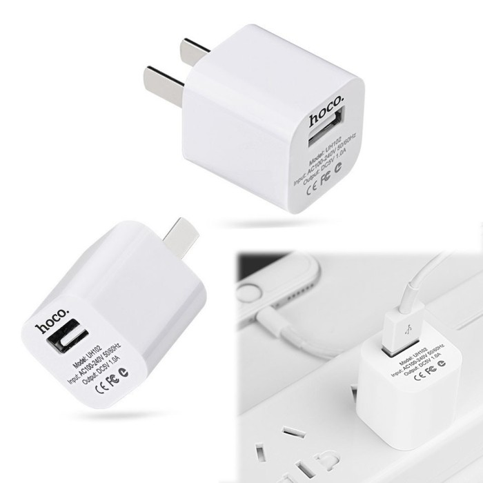 [HCM]Cốc Sạc 1A Hoco - UH102 (Trắng) - Hình ảnh 6