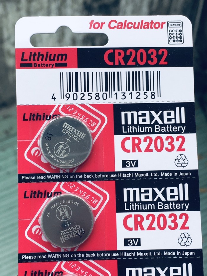 Vỉ 5 viên Pin Maxell CR2032 Nhật Bản Lithium 3V dòng cao cấp - Hình ảnh 3