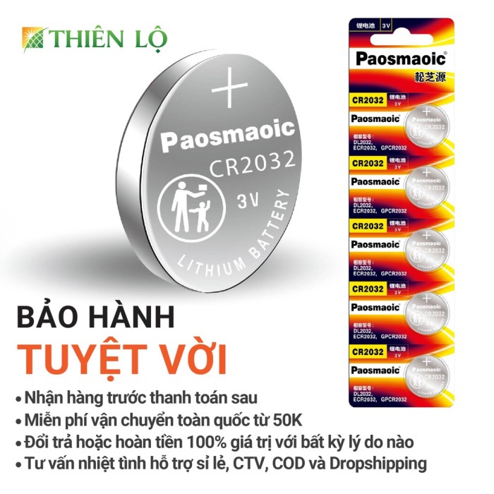 PIN CHÌA KHÓA ĐIỀU KHIỂN SMARTKEY HONDA SH, VISION, LEAD, AB, PCX, VARIO CR2032 3V Lithium - Sản phẩm cao cấp Thiên Lộ - Hình ảnh 2