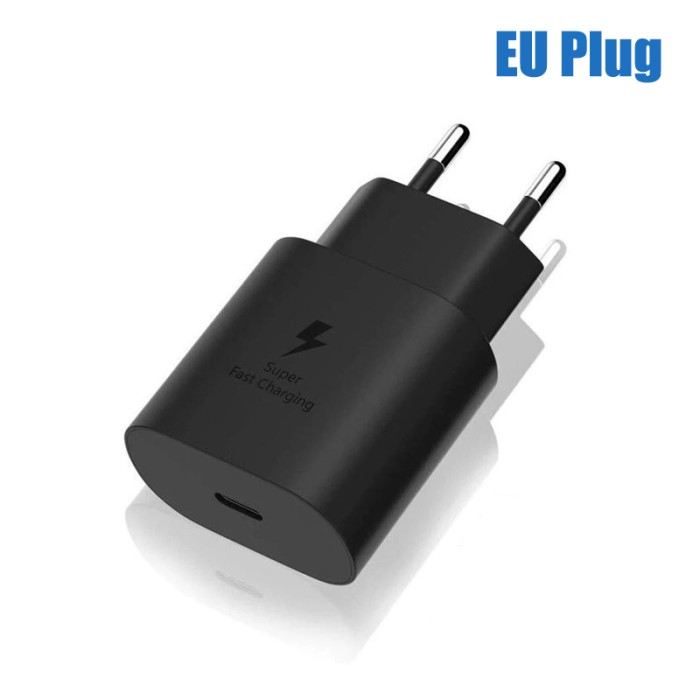 Cốc Củ 25W Sạc Siêu Nhanh Chuẩn C to C Dùng Cho Samsung Có Hai Màu Trắng , Đen - Bảo Hành 1 Đổi 1 - Hình ảnh 8