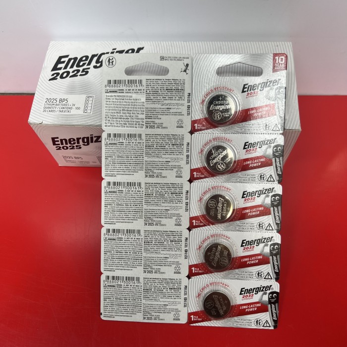Vỉ 5 Viên Pin Energizer CR2032 , CR2025 , CR2016 Lithium 3V Chính hãng, siêu bền bỉ, giảm giá sốc - Hình ảnh 5