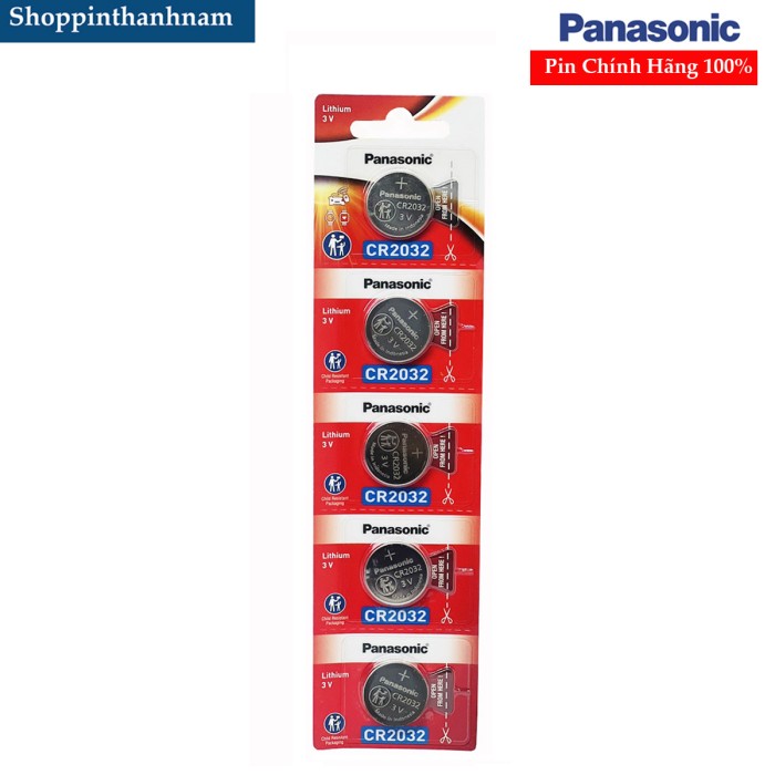 Pin CR2032 Panasonic Lithium 3V Chính Hãng Dung Lượng Cao - Hình ảnh 4