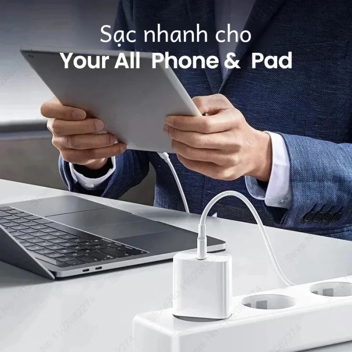 Pd 30W Sạc Nhanh Cho Dòng iPhone Bao Gồm 15/11/12/13/14 Pro Max Xr X Xs Max 8 Plus Với Nguồn Ac Giao Diện USB Pd 1 Cổng C Rohs/emc Chứng Nhận - Hình ảnh 2