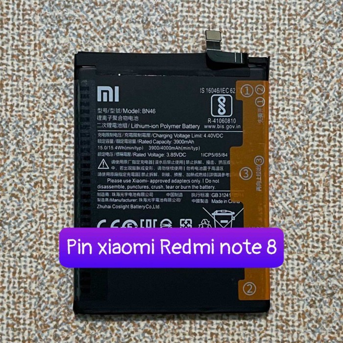 pin xiaomi BN46 / Redmi 7 / Redmi note 8 / pin zin dung lượng 4000mAh - Hình ảnh 6