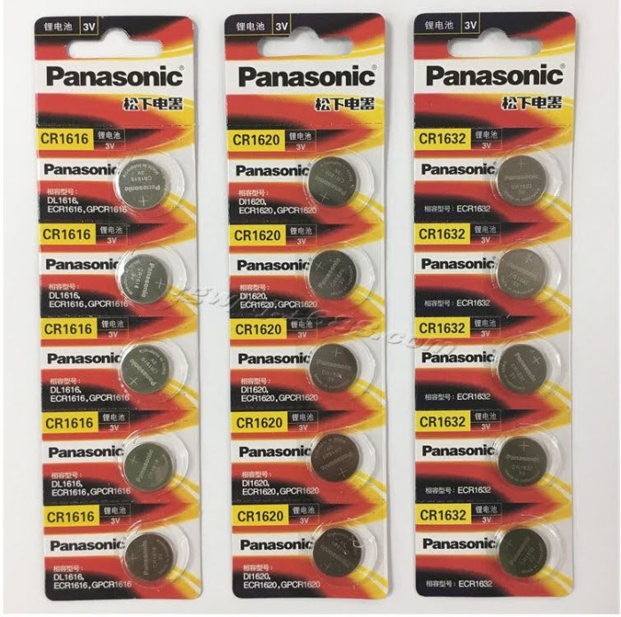 Pin CR2032 Panasonic - combo 5 Viên Made in Indonesia - Hình ảnh 2