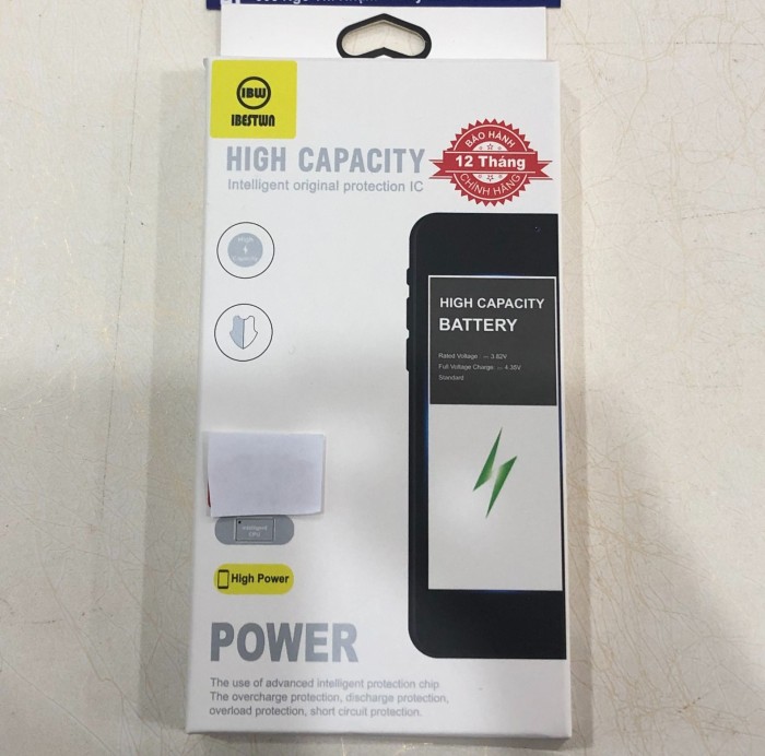 Pin điện thoại tương thích cho ipxsm / ip xsm (bảo hành 12 tháng) - Hình ảnh 2