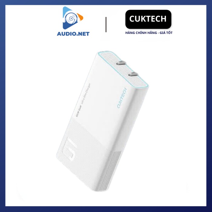 Củ Sạc Cuktech Ultra Slim65w AD652S  2 Cổng C PD/PPS2.0/QC4.0+   - Bảo Hành 18 Tháng - Hình ảnh 8