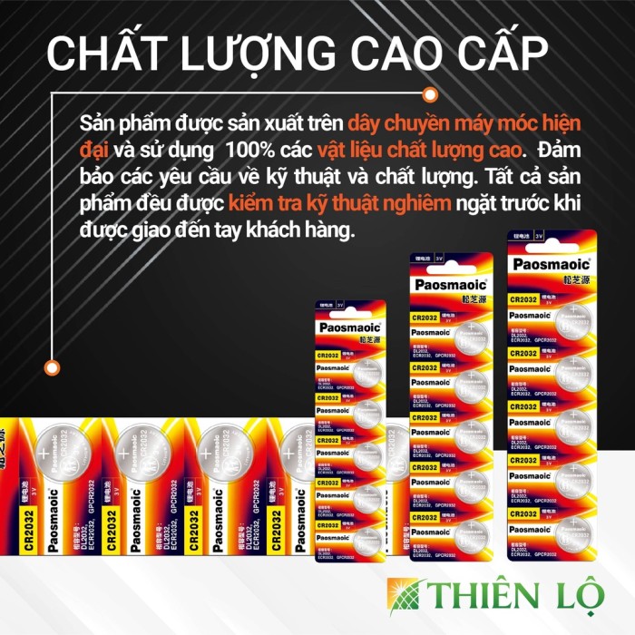 PIN CHÌA KHÓA ĐIỀU KHIỂN SMARTKEY HONDA SH, VISION, LEAD, AB, PCX, VARIO CR2032 3V Lithium - Sản phẩm cao cấp Thiên Lộ - Hình ảnh 3