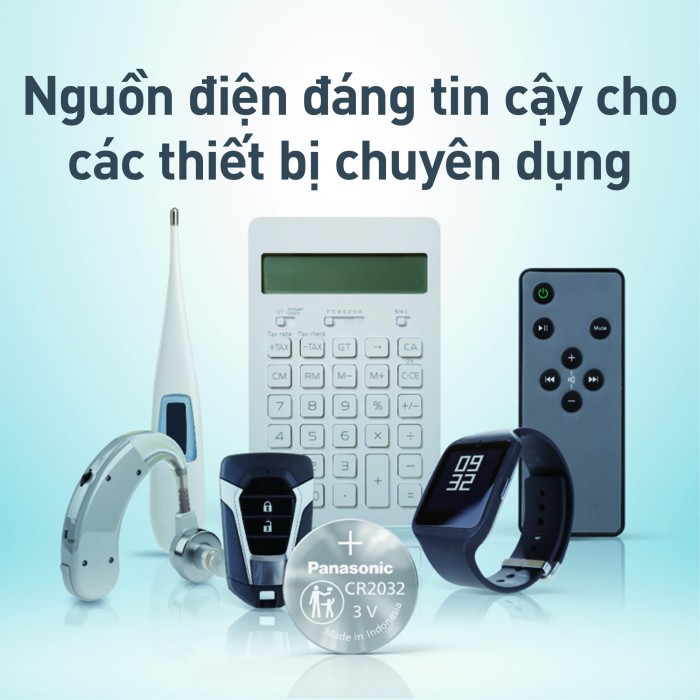 Pin nút Panasonic CR-2032/5B (Vỉ 5 viên) - Hàng chính hãng - Hình ảnh 6