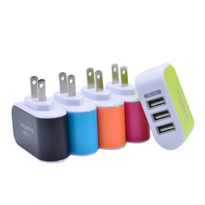 Củ Sạc 3 Cổng USB Sạc Điện Thoại ĐA NĂNG TIỆN DỤNG - Hình ảnh 6