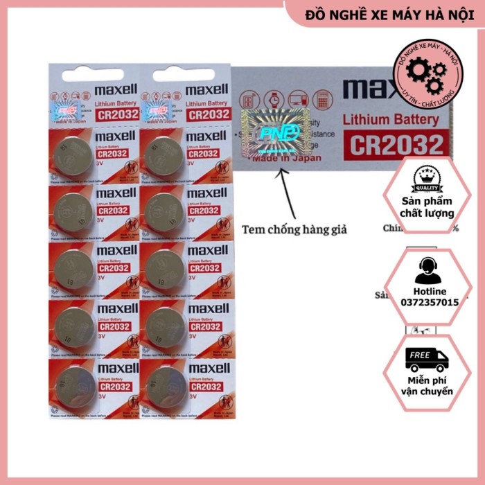 Vỉ 5 Viên Pin Chìa Khoá Điều Khiển Smartkey Honda CR2032 Remote SH, VISION, AIRBLADE, LEAD... Smartkey Chính Hiệu Honda - Hình ảnh 8