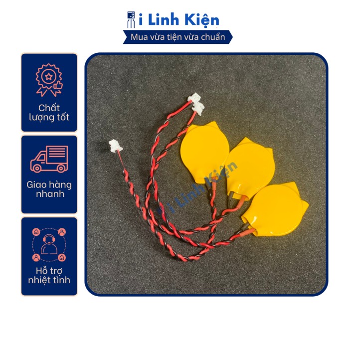 Pin cúc áo CR2032 3V liền dây chất lượng - Hình ảnh 7