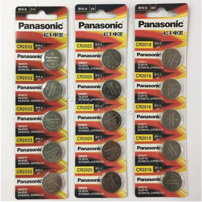 Pin CR2032 Panasonic - combo 5 Viên Made in Indonesia - Hình ảnh 4