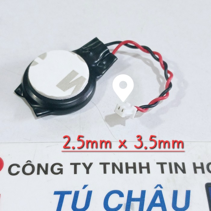 Pin Cmos 2032, CR2032, CR2032W - 3V (Loại 2 dây 2 lổ - Đầu cắm: 2.5mm x 3.5mm) - Hình ảnh 2