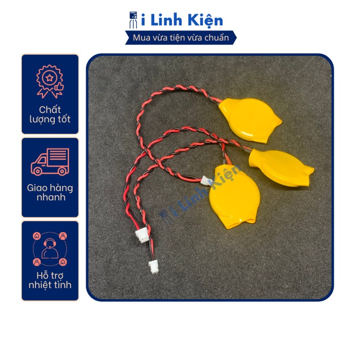 Pin cúc áo CR2032 3V liền dây chất lượng - Hình ảnh 4