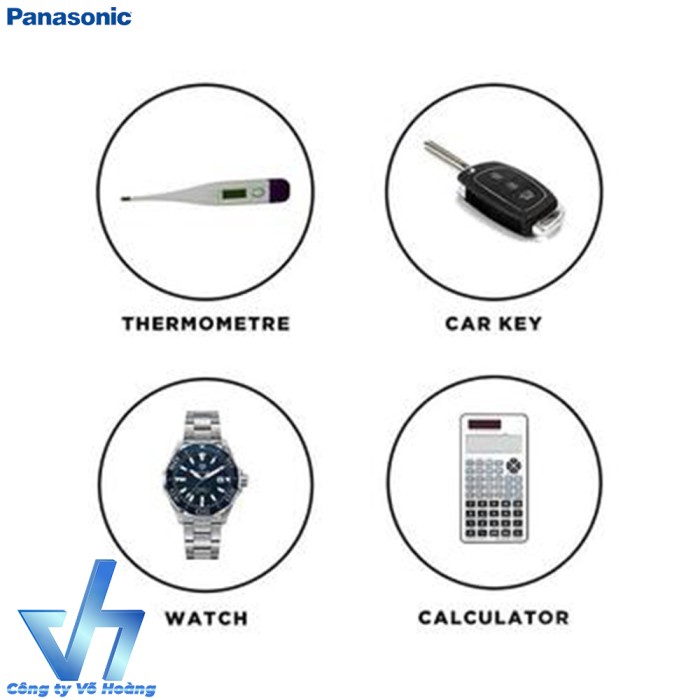 Pin Panasonic CR1220 dùng cho điện thoại remote đồng hồ nhiệt kế v.v… - Hình ảnh 3
