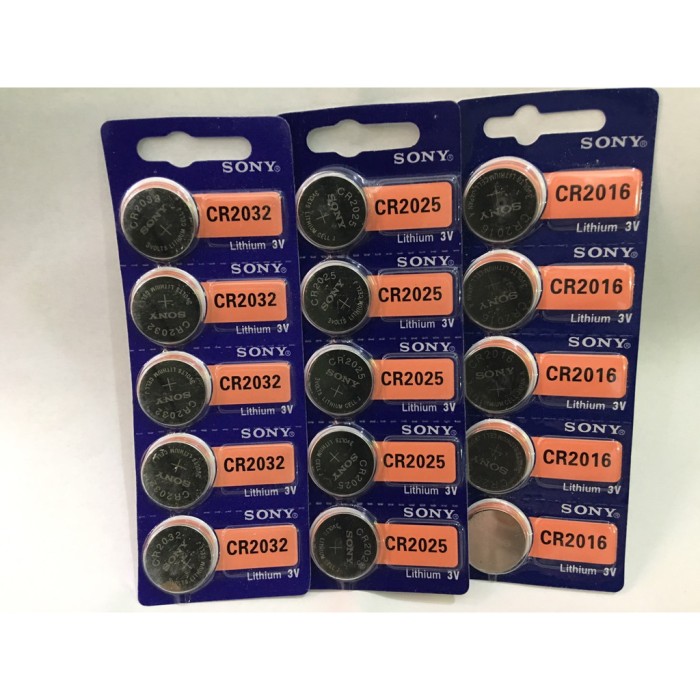 Pin cúc áo Sony CR1632  CR1620  CR1220  CR1616  CR2032  CR2025  CR2016  CR2430  CR2450