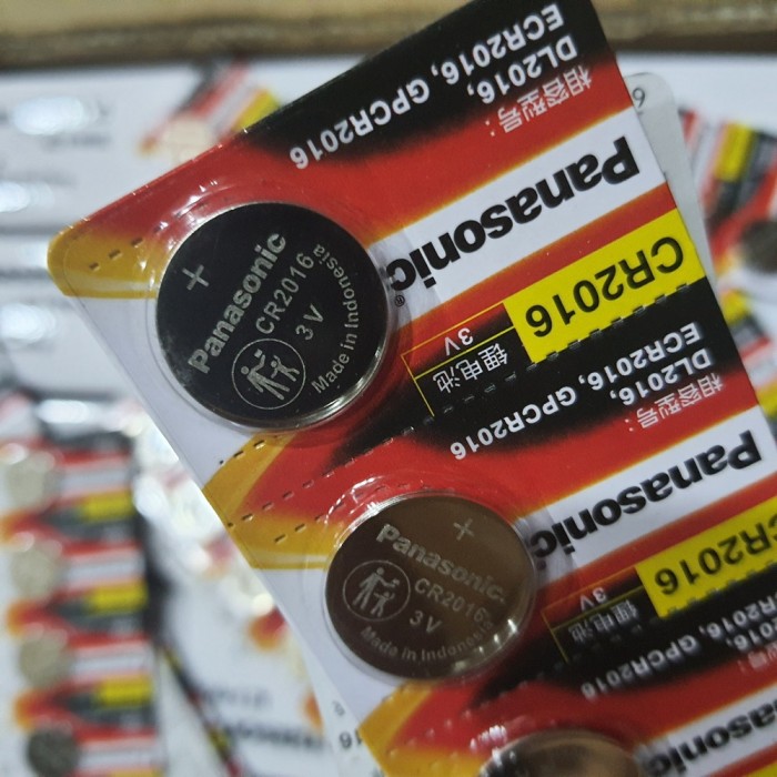 VỈ 5 Pin Cúc Áo Panasonic CR2032 - CR2025 - CR2016 3V Lithium HÀNG CHÍNH HÃNG MỚI 100% - Hình ảnh 2