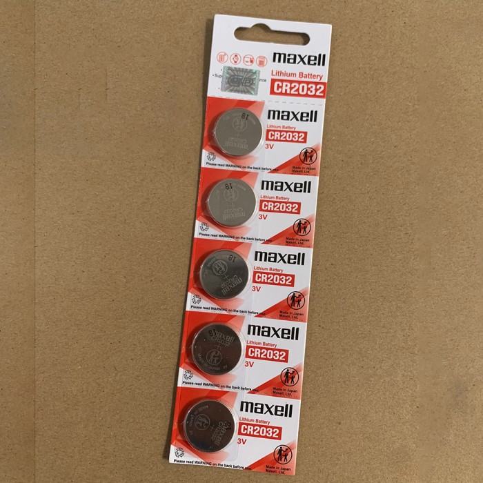 1 viên pin Cr2032, pin Cmos Maxell lithium 3V dùng cho remote ô tô, điều khiển xe, chìa khóa xe - Hình ảnh 4