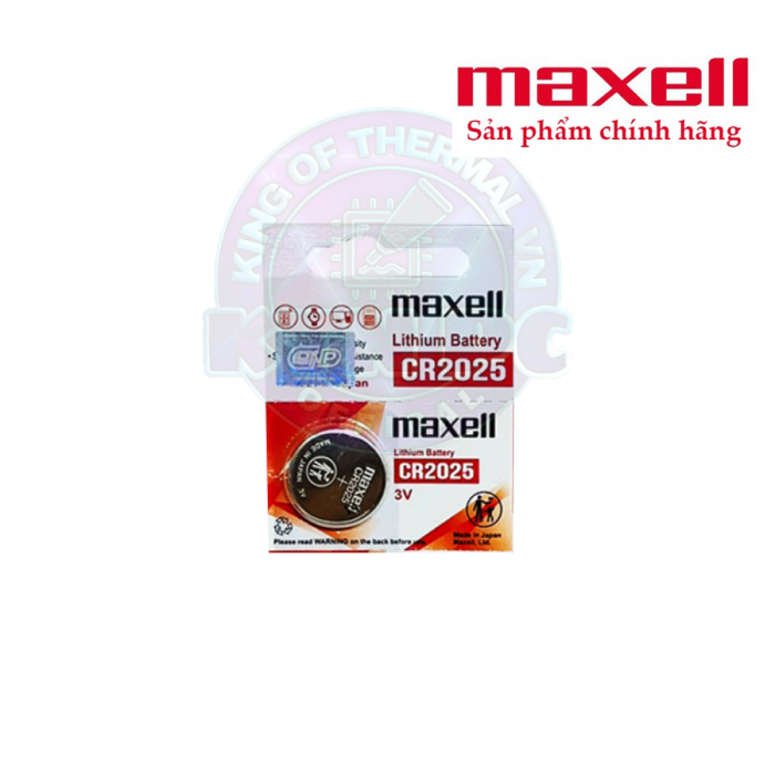Pin Maxell CR2032 / CR2025 / CR2016 Lithium 3V - Xuất xứ Japan - Hình ảnh 3
