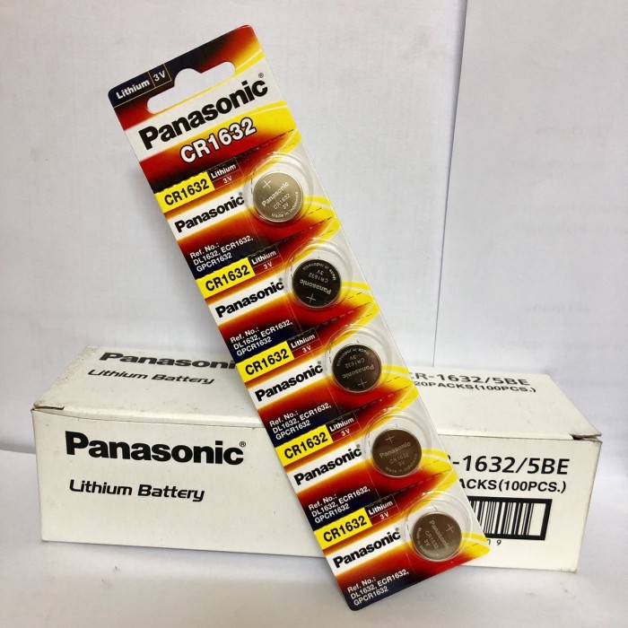 Vỉ 5 Viên Pin PANASONIC CR2032/2025/2016/1632/1616/1620/1220/1216/2450 Lithium 3 Volt - Hình ảnh 2
