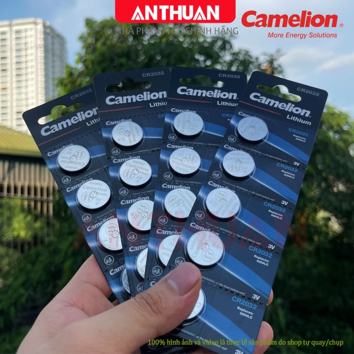 Pin CR2032 / CR2025 / CR2016 Camelion Lithium 3V. Pin chìa khóa Smart Key, CMOS, đồng hồ điện tử, máy tính Casio và các thiết bị chuyên dụng. - Hình ảnh 8
